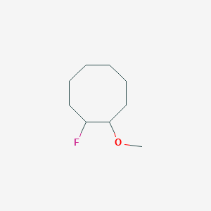 B164166 1-Fluoro-2-methoxycyclooctane CAS No. 132803-37-3