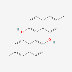molecular formula C22H18O2 B1641669 6,6'-Dimethyl-1,1'-bi-2-naphthol 