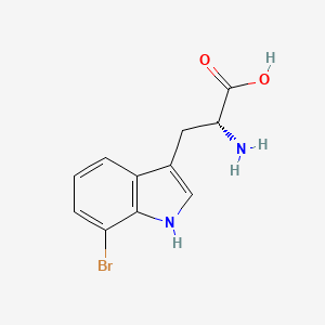 molecular formula C11H11BrN2O2 B1641698 7-ブロモ-d-トリプトファン CAS No. 496929-99-8