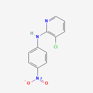 molecular formula C11H8ClN3O2 B1641704 3-chloro-N-(4-nitrophenyl)pyridin-2-amine 