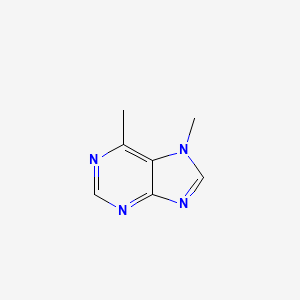 molecular formula C7H8N4 B1641759 6,7-Dimethyl-7H-purine 