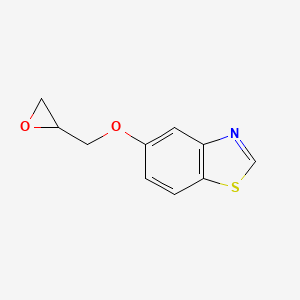 molecular formula C10H9NO2S B1641764 5-(Oxiran-2-ylmethoxy)benzo[d]thiazole 