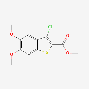 Methyl 3-chloro-5,6-dimethoxybenzo[b]thiophene-2-carboxylate