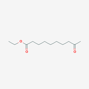 molecular formula C12H22O3 B1641775 Ethyl 9-oxodecanoate 