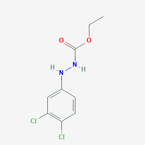 molecular formula C9H10Cl2N2O2 B1641803 Ethyl 3-(3,4-Dichlorophenyl)carbazate CAS No. 13124-15-7