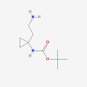 tert-butyl N-[1-(2-aminoethyl)cyclopropyl]carbamate