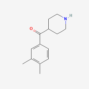 (3,4-Dimethylphenyl)(4-piperidinyl)methanone