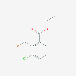 molecular formula C10H10BrClO2 B1641836 Ethyl 2-(bromomethyl)-3-chlorobenzoate 