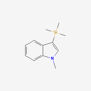 1H-Indole, 1-methyl-3-(trimethylsilyl)-