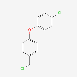 molecular formula C13H10Cl2O B1641854 1-(4-(Chloromethyl)phenoxy)-4-chlorobenzene CAS No. 22494-53-7