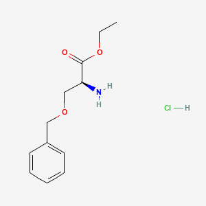 ethyl (2S)-2-amino-3-phenylmethoxypropanoate;hydrochloride