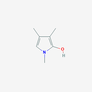 molecular formula C7H11NO B1641900 1,3,4-Trimethylpyrrol-2-OL 