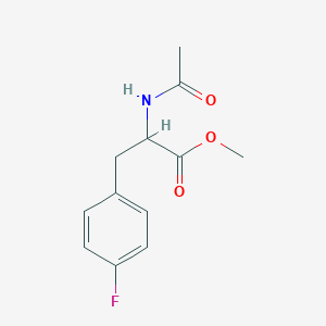molecular formula C12H14FNO3 B1641903 Methyl 2-acetamido-3-(4-fluorophenyl)propanoate CAS No. 875686-97-8
