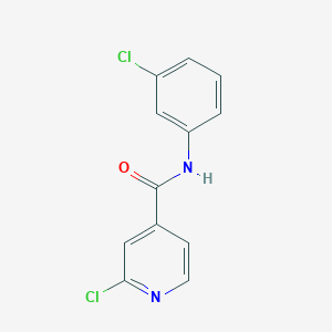 molecular formula C12H8Cl2N2O B1641916 2-Chloro-N-(3-chlorophenyl)pyridine-4-carboxamide 