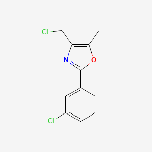 4-(Chloromethyl)-2-(3-chlorophenyl)-5-methyloxazole