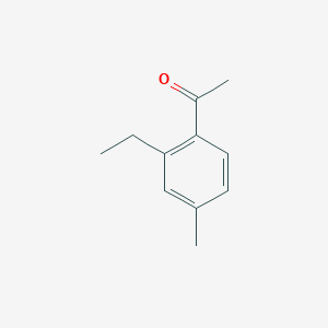 molecular formula C11H14O B1641942 2'-Ethyl-4'-methylacetophenone 