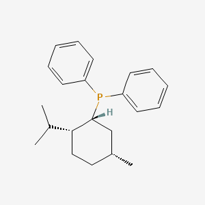 molecular formula C22H29P B1641967 (1R,2S,5R)-(-)-Menthyldiphenylphosphine 