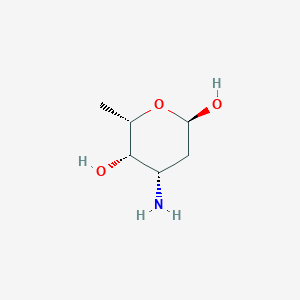 (2R,4S,5S,6S)-4-Amino-6-methyloxane-2,5-diol