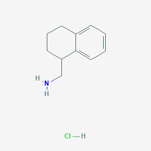 molecular formula C11H16ClN B1642006 (1,2,3,4-Tetrahydronaphthalen-1-yl)methanamine hydrochloride CAS No. 80096-57-7