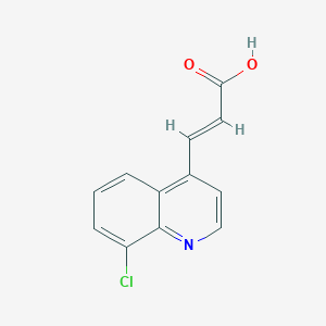 3-(8-Chloroquinoline-4-yl)acrylic acid