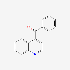 molecular formula C16H11NO B1642027 4-Benzoylquinoline 
