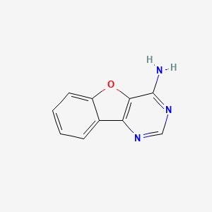 molecular formula C10H7N3O B1642028 Benzofuro[3,2-d]pyrimidin-4-amine 