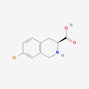 (3S)-7-bromo-1,2,3,4-tetrahydroisoquinoline-3-carboxylic acid