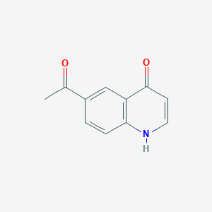 molecular formula C11H9NO2 B1642098 6-acetyl-1H-quinolin-4-one 