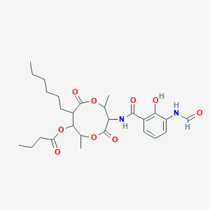 molecular formula C27H38N2O9 B016421 抗霉素 A2 CAS No. 27220-57-1