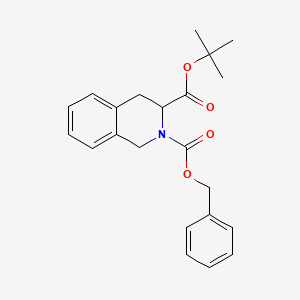 2-Benzyl 3-tert-butyl 3,4-dihydroisoquinoline-2,3(1H)-dicarboxylate