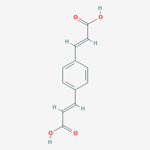 B164215 1,4-Phenylenediacrylic acid CAS No. 16323-43-6