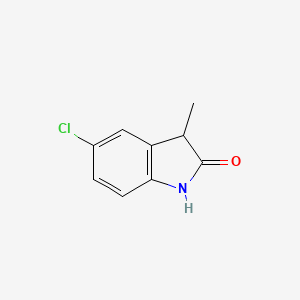 molecular formula C9H8ClNO B1642154 5-chloro-1,3-dihydro-3-methyl-2H-Indol-2-one 