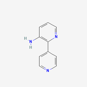 molecular formula C10H9N3 B1642156 2-(Pyridin-4-yl)pyridin-3-amine CAS No. 105243-67-2