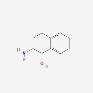 molecular formula C10H13NO B1642175 2-Amino-1,2,3,4-tetrahydronaphthalen-1-ol 