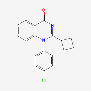1-(4-Chlorophenyl)-2-cyclobutylquinazolin-4(1H)-one