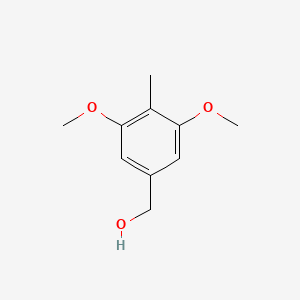 molecular formula C10H14O3 B1642223 (3,5-Dimethoxy-4-methylphenyl)methanol CAS No. 35052-27-8