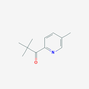 molecular formula C11H15NO B1642236 2,2-Dimethyl-1-(5-methylpyridin-2-YL)propan-1-one 