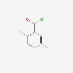 molecular formula C8H6ClIO B1642255 2-Iodo-5-methylbenzoyl chloride 