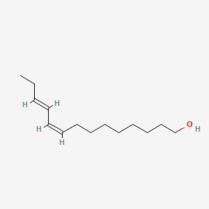 molecular formula C14H26O B1642259 9,11-Tetradecadien-1-ol, (Z,E)- 