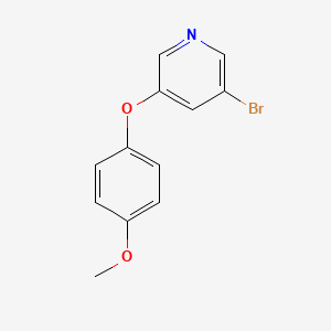 3-Bromo-5-(4-methoxyphenoxy)pyridine