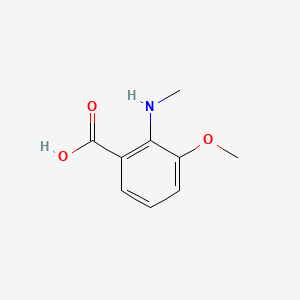 molecular formula C9H11NO3 B1642302 3-Methoxy-2-(methylamino)benzoic acid 