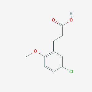 molecular formula C10H11ClO3 B1642304 3-(5-Chloro-2-methoxyphenyl)propanoic acid 
