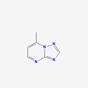 molecular formula C6H6N4 B1642329 7-Methyl-[1,2,4]triazolo[1,5-a]pyrimidine 