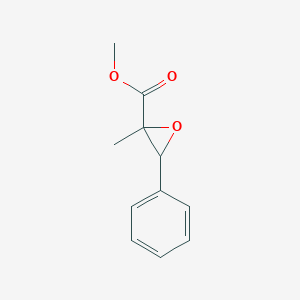 molecular formula C11H12O3 B164233 2-甲基-3-苯基缩水甘油酸甲酯 CAS No. 80532-66-7