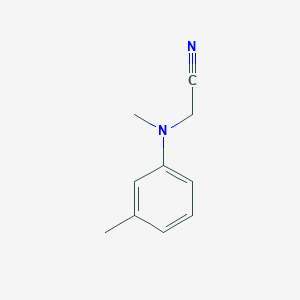 molecular formula C10H12N2 B1642343 [Methyl(3-methylphenyl)amino]acetonitrile 