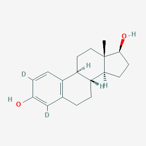 molecular formula C18H24O2 B164239 1,3,5[10]-雌三烯-2,4-D2-3,17β-二醇 CAS No. 53866-33-4