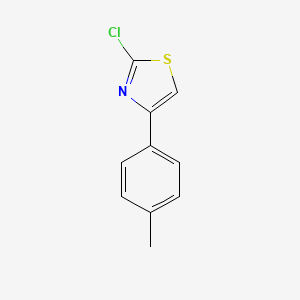 molecular formula C10H8ClNS B1642391 2-Chloro-4-(4-methylphenyl)-1,3-thiazole CAS No. 3884-32-0