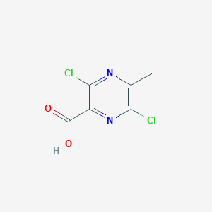 molecular formula C6H4Cl2N2O2 B1642398 3,6-Dichloro-5-methylpyrazine-2-carboxylic acid 