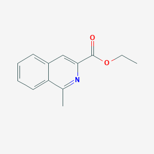 molecular formula C13H13NO2 B1642428 1-methyl-3-Isoquinolinecarboxylic acid Ethyl ester 
