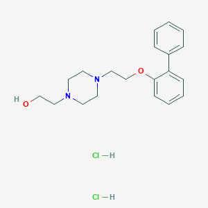 B164243 2-(4-(2-(2-Biphenylyloxy)ethyl)-1-piperazinyl)ethanol dihydrochloride CAS No. 125849-24-3